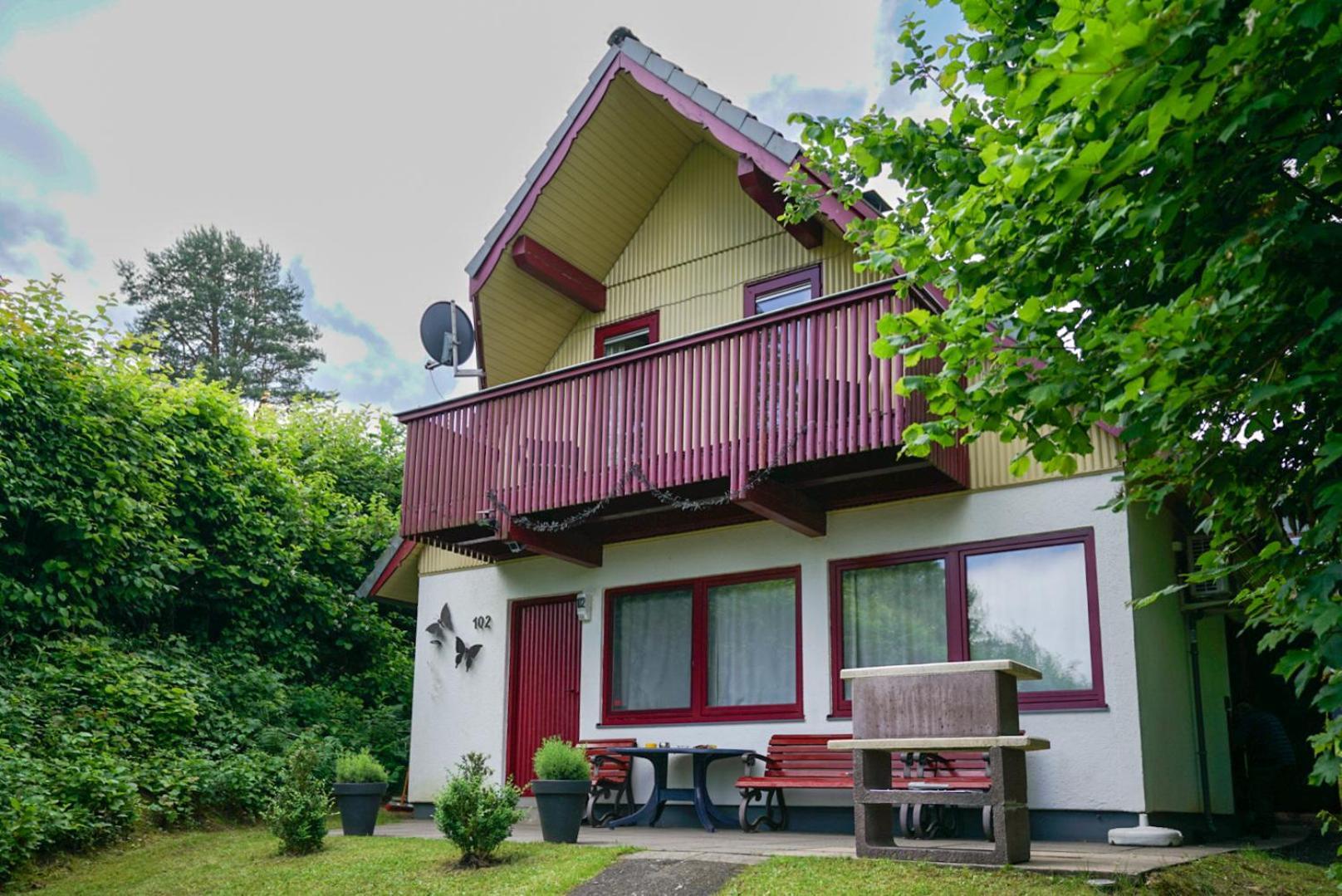 Ferienhaus "Schmetterling" Am See Im Bergland Кирххайм Экстерьер фото